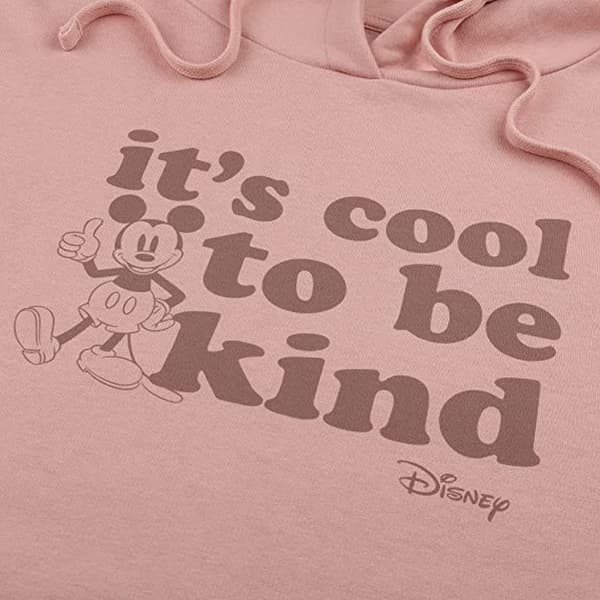 Disney Womens/Ladies Its Cool To Be Kind Mickey Mouse Hoodie