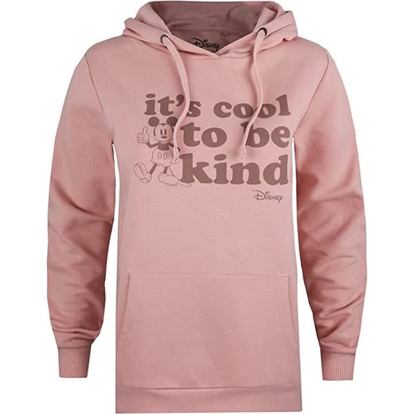 Disney Womens/Ladies Its Cool To Be Kind Mickey Mouse Hoodie