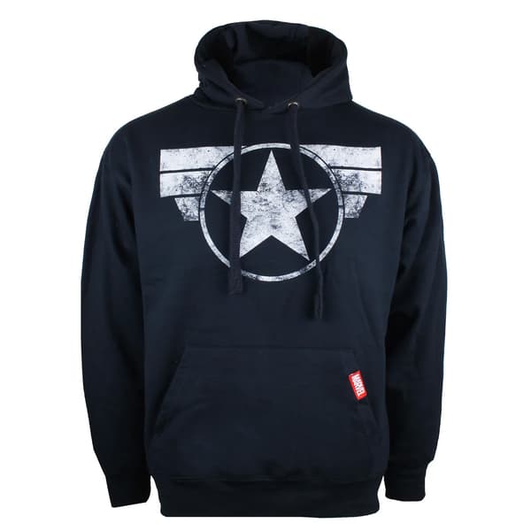 Captain America Mens Logo Hoodie