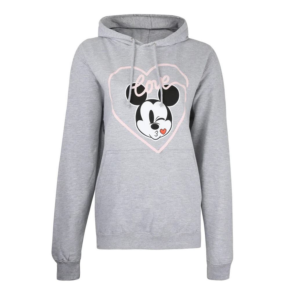 Disney Kvinnor/Damer Mickey Love Kiss Hoodie