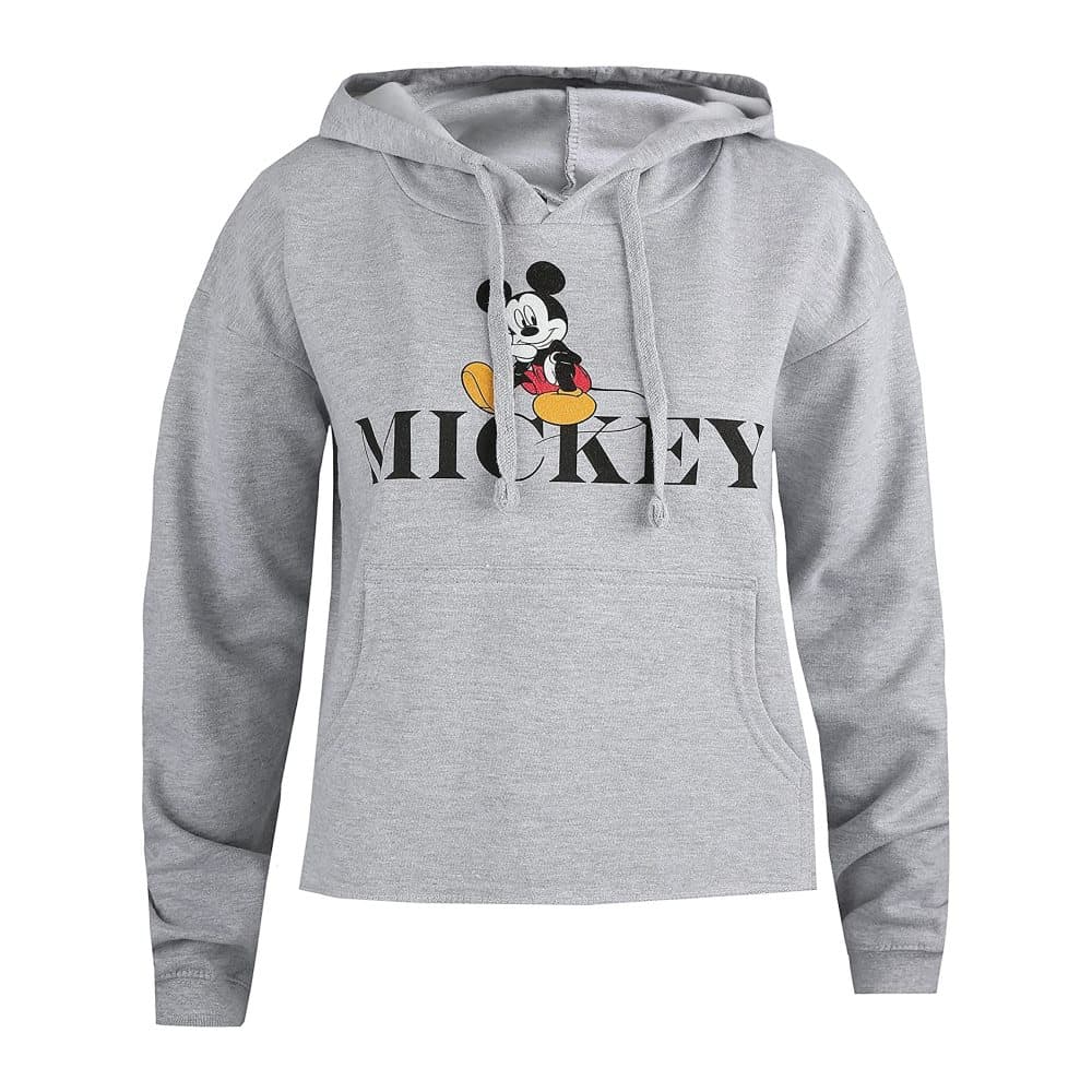 Disney Kvinnor/Damer Chill Mickey Mouse Crop Hoodie