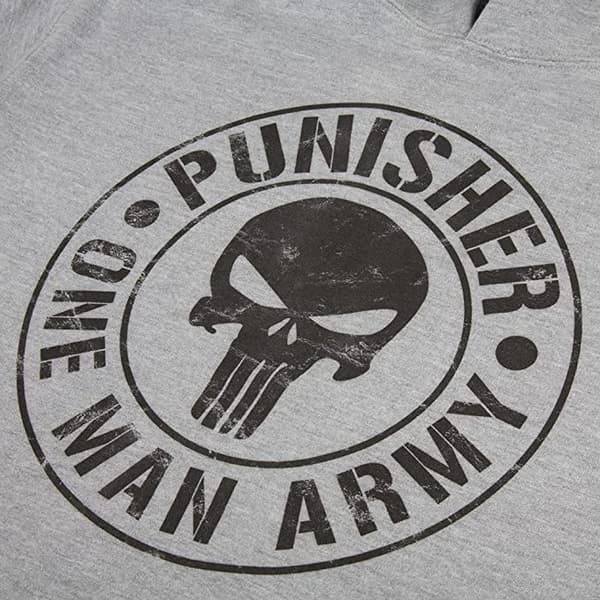 The Punisher Mens One Man Army Hoodie