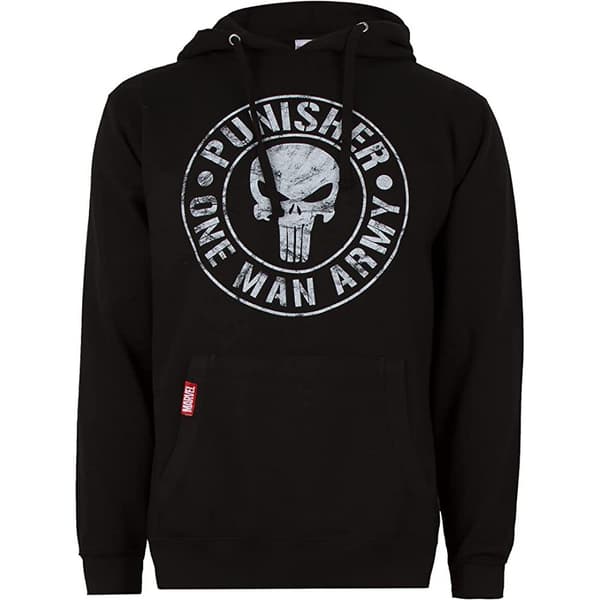 The Punisher Mens One Man Army Hoodie