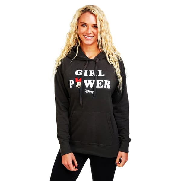 Disney Womens/Ladies Girl Power Minnie Mouse Hoodie