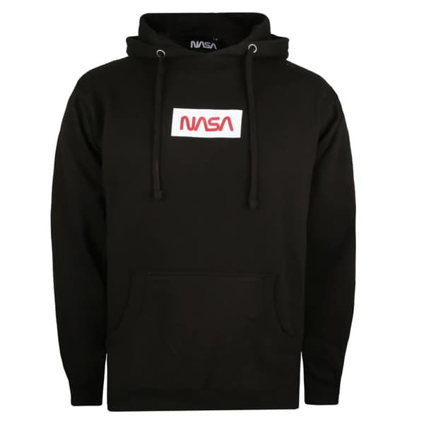 NASA Mens Box Logo Hoodie