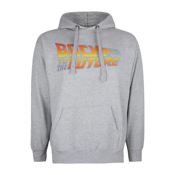 Back To The Future Mens Logo Hoodie