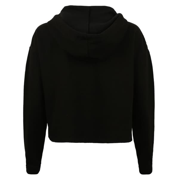 Disney Womens/Ladies Plain Logo Crop Hoodie