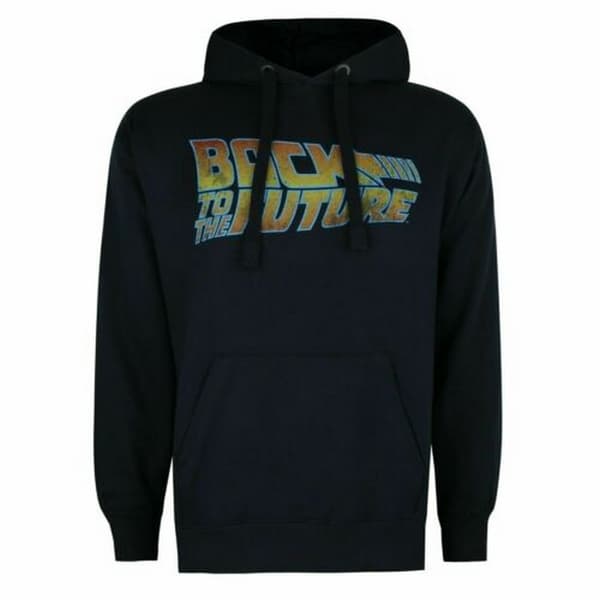 Back To The Future Mens Tour Hoodie Navy S