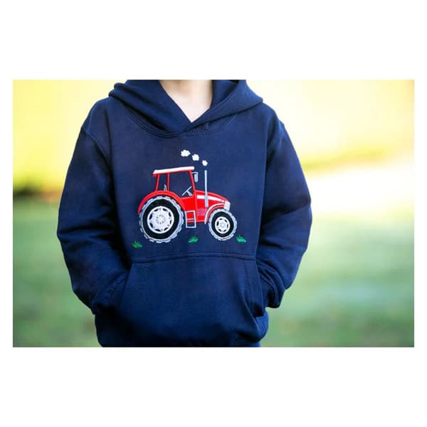 British Country Collection Childrens/Kids Tractor Hoodie
