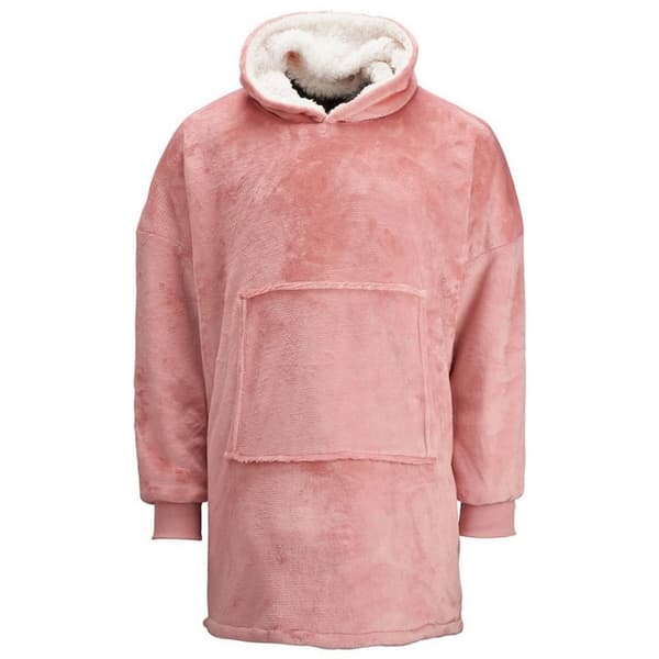Ribbon Unisex Vuxen Vändbar Oversized Hoodie Pink One Size