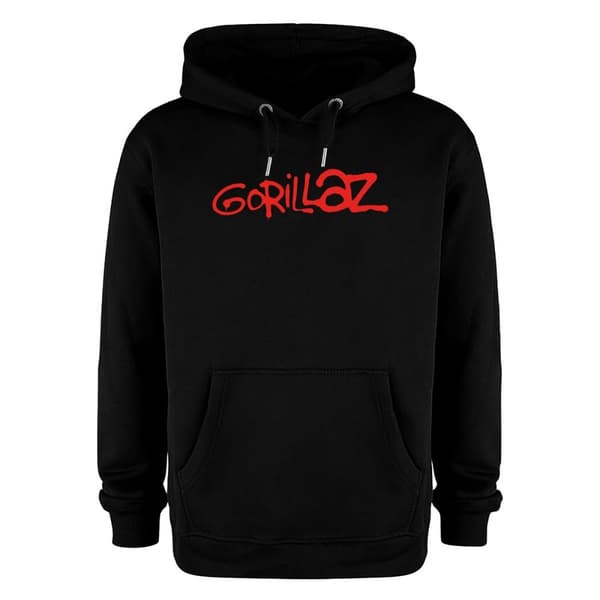 Amplified Unisex Adult Gorillaz Logo Hoodie Charcoal S