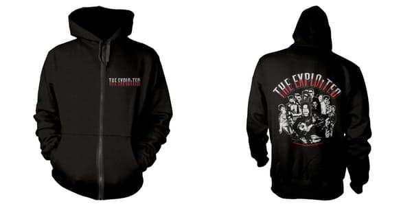 EXPLOITED, THE - ZIPHOOD, BARMY ARMY (BLACK) M