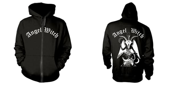 ANGEL WITCH - ZIP HOOD, BAPHOMET (BLACK)