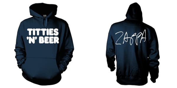 FRANK ZAPPA - HOODIE, TITTIES 'N' BEER S