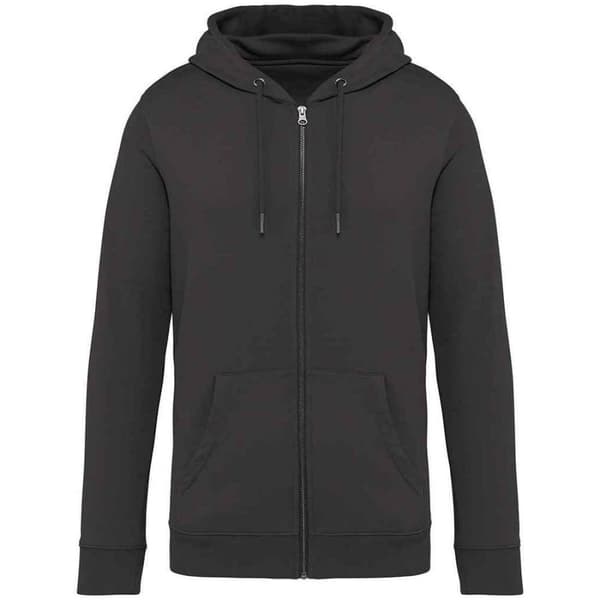 Native Spirit Unisex Adult Full Zip Hoodie Iron Grey L