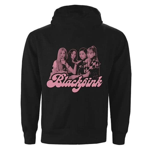 BlackPink Unisex hættetrøje med fotografi til voksne