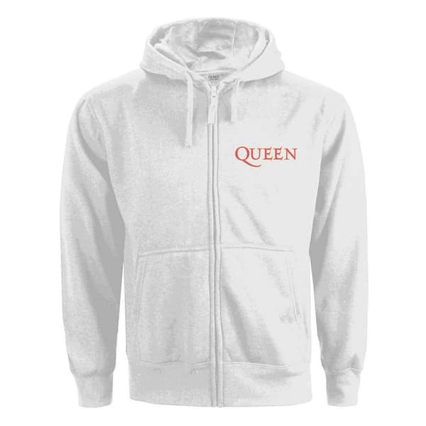 Queen Dame/Damer Classic Crest hættetrøje med lynlås