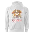 Miniatyrbillede 2 af 2: Queen Dame/Damer Classic Crest hættetrøje med lynlås