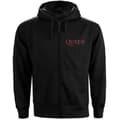Miniatyrbilde 1 av 2: Queen Unisex Adult Classic Crest Full Zip Hoodie
