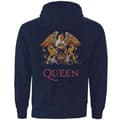 Miniatyrbilde 2 av 2: Queen Unisex Adult Classic Crest Full Zip Hoodie