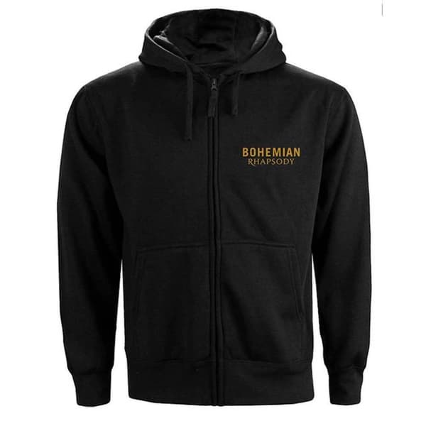 Queen Unisex vuxen Bohemian Rhapsody Movie Poster Full Zip Hoodie med dragkedja för vuxna