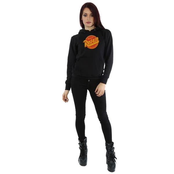Cars Kvinnor/Damer Rust-Eze Logo Heather Hoodie