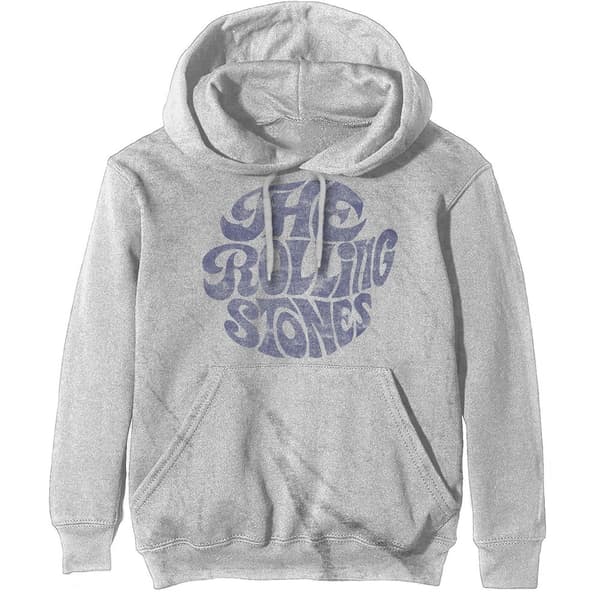 The Rolling Stones Unisex Adult 70s Logo Pullover Hoodie