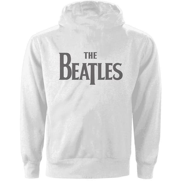 The Beatles Womens/Ladies Drop T Logo Full Zip Hoodie