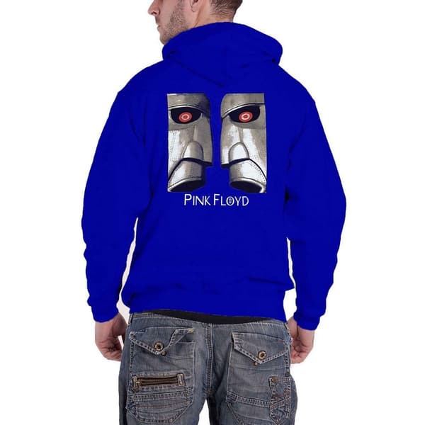 Pink Floyd Unisex Adult Metal Heads Close Up Back Print Hoodie