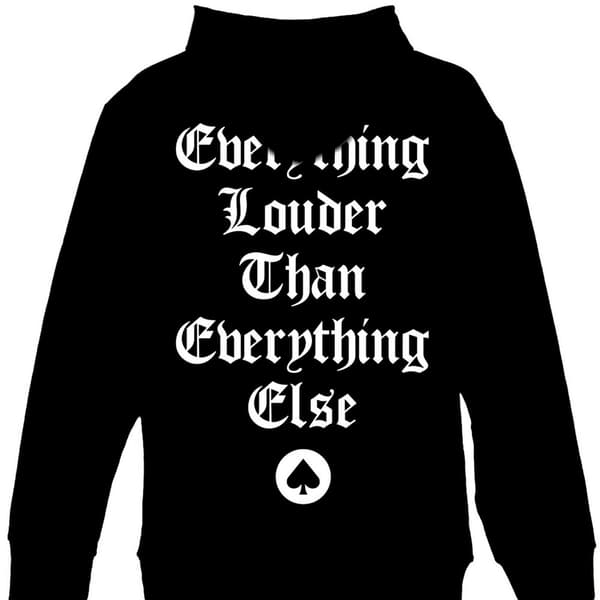 Motorhead Unisex Adult England Back Print Full Zip Hoodie