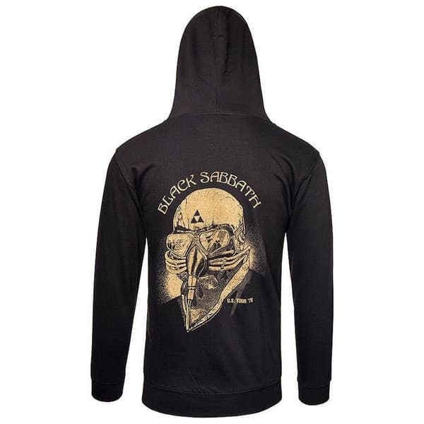 Black Sabbath Unisex Adult Tour 1978 Back Print Full Zip Hoodie