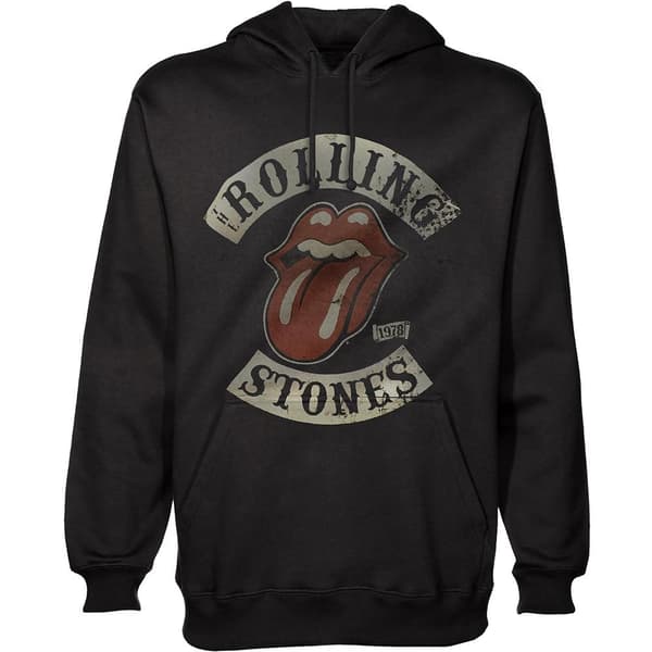 The Rolling Stones Unisex Tour 1978 Pullover Hoodie til voksne