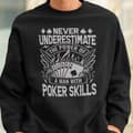 Miniatyrbild 1 av 2: Poker Sweatshirt - Never underestimate the power