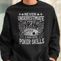 Miniatyrbild 1 av 2: Poker Sweatshirt - Never underestimate the power