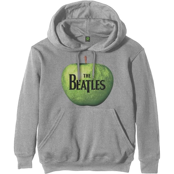 The Beatles Unisex Adult Apple Logo Hoodie