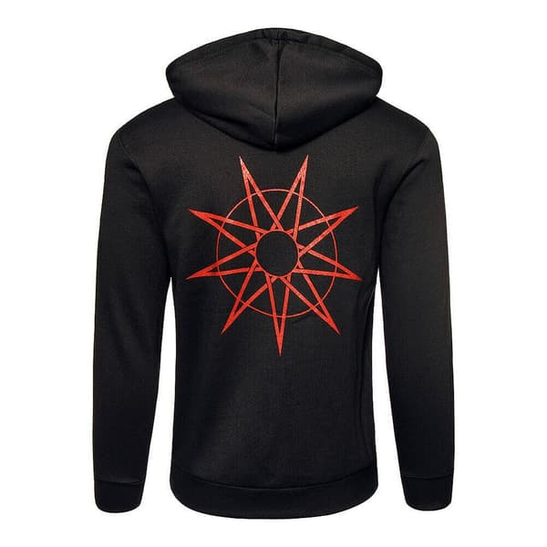 Slipknot Womens/Ladies 9 Point Star Full Zip Hoodie