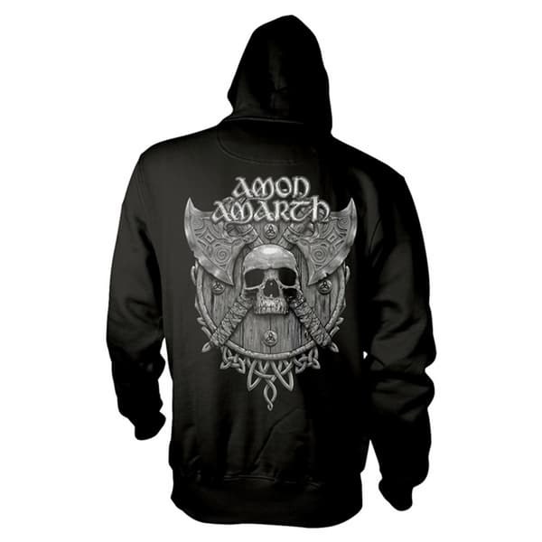 Amon Amarth Unisex Adult Skull Hoodie