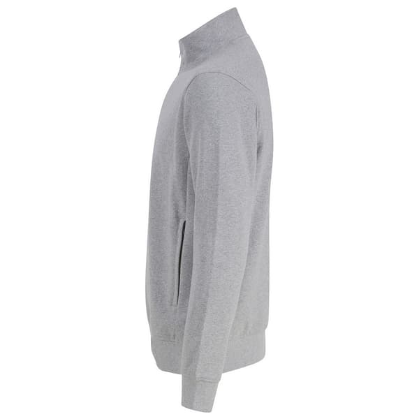 Henbury Unisex sweatshirt med bæredygtig kvart lynlås til voksne