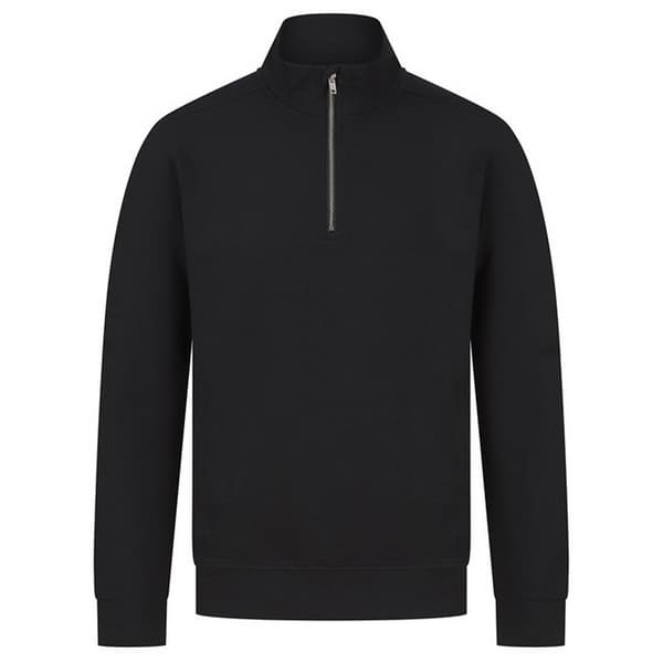 Henbury Unisex vuxen hållbar tröja med kvarts dragkedja