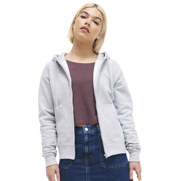 Awdis Womens/Ladies College Heather Full Zip Hoodie