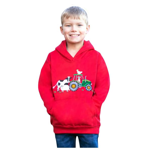 British Country Collection Childrens/Kids Farm Hoodie