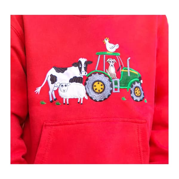 British Country Collection Childrens/Kids Farm Hoodie