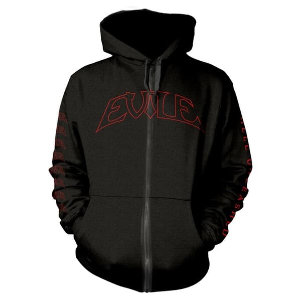 Evile Unisex Adult Hell Unleashed Full Zip Hoodie