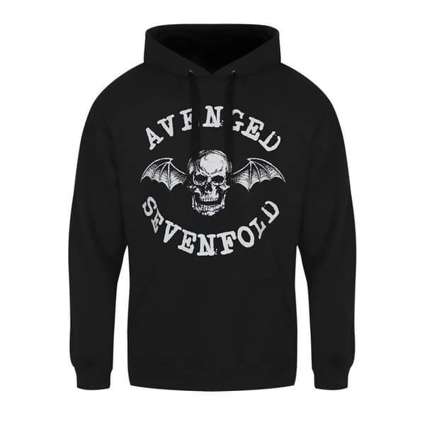 Avenged Sevenfold Unisex Hoodie med logo til voksne