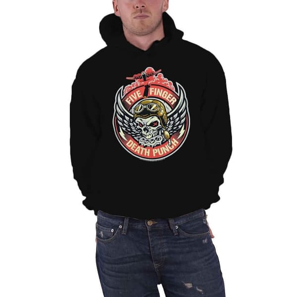 Five Finger Death Punch Unisex Adult Bomber Patch Hoodie