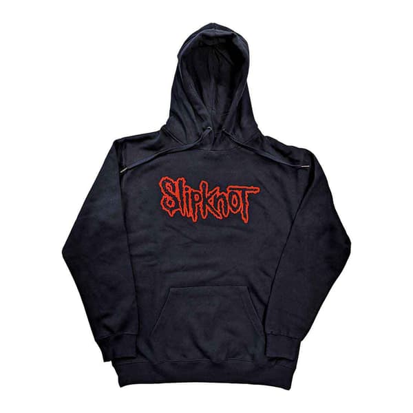 Slipknot Unisex Vuxen med logotyp med baksidesteckning Pullover Hoodie