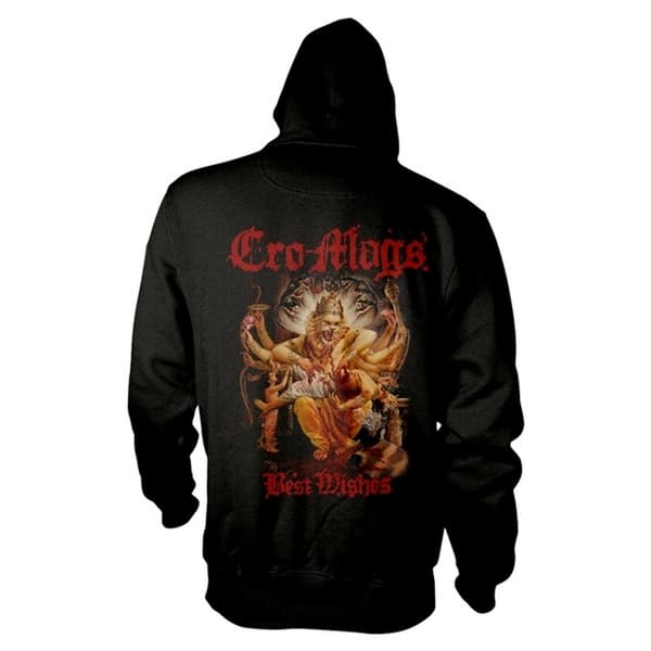 Cro-Mags Unisex voksen Hættetrøje med lynlås med de bedste ønsker