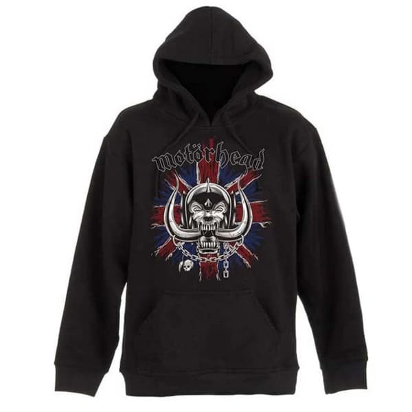Motorhead Unisex hættejakke til voksne med britisk krigssvin