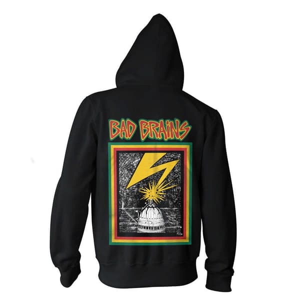 Bad Brains Unisex Adult Full Zip Hoodie