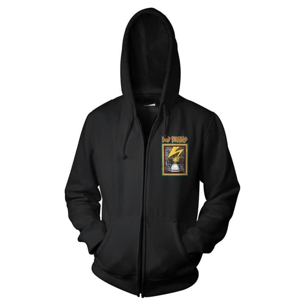 Bad Brains Unisex Adult Full Zip Hoodie Black S